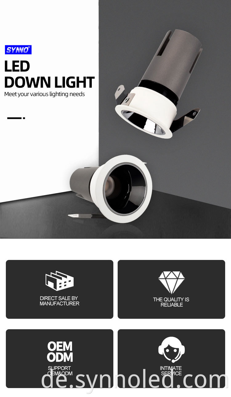 3w 5w 7w Downlight Details From Synno Lighting